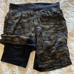 Lululemon lined training shorts